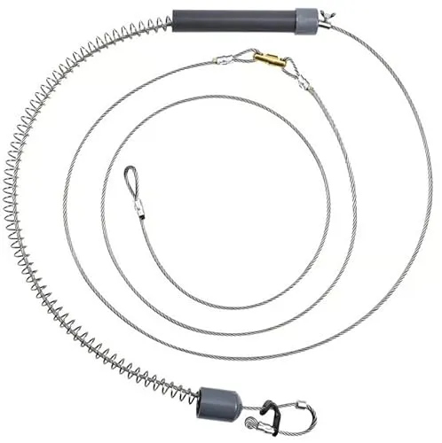 J&C 850mm くくりワイヤー キット品 くくり罠 ８５０ｍｍ くくりワイヤ 800mm 押しバネ 85cm 踏み板 足わな わな くくりわな (20)