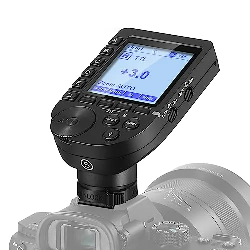 NEEWER アップグレード版 QPRO-S TTL ワイヤレスフラッシュトリガー 1/8000s HSS 大画面斜めデザイン 5グループ 9カスタマイズ機能 Q4 Q3 Z1 Z760 NW420 S101-300W PRO/400W PROに適用