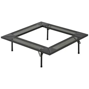 ロゴス アイアン囲炉裏テーブル ［ロースタイル /2～4人向け /木製 /単品］ 81064134