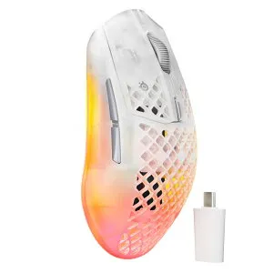 SteelSeries（スティールシリーズ） ゲーミングマウス Aerox 3 Wireless Gen 2（Ghost） 62715