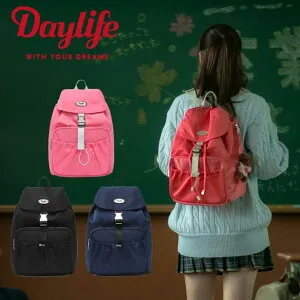 デイライフ リュックサック Daylife 正規販売店 Non Plot Backpack ノン プロット バックパック BLACK ブラック NAVY ネイビー PINK ピンク Daylife08 バッグ