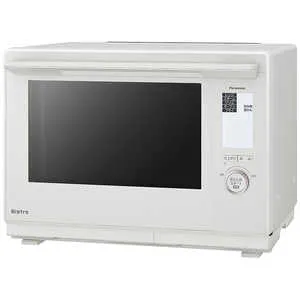 パナソニック Panasonic スチームオーブンレンジ 30L フラット Bistro(ビストロ) おまかせグリル オフホワイト NE-BS9D-W