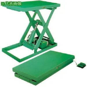 ■河原 標準リフトテーブル Kシリーズ〔品番:K0312B〕【1207359:0】[送料別途見積り][法人・事業所限定][直送][店頭受取不可]