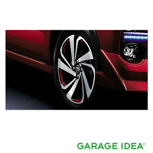 TOYOTA トヨタ 純正 アクセサリー パーツ RAIZE ライズホイールデカール (レッド・17インチ用) 1台分 08186-B1310 A200A A210A オプション