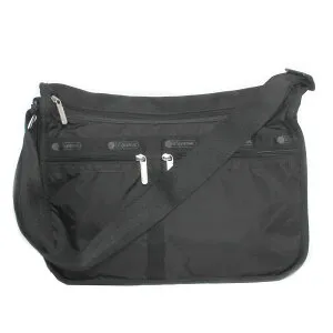【送料無料】LeSportsac レスポートサック ショルダーバッグ DELUXE EVERYDAY BAG デラックスエブリデイバッグ 7507 R086 RECYCLED BLACK