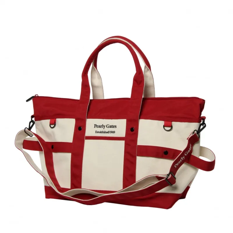 パーリーゲイツ 帆布ロッカーバッグ (0535281601) ゴルフ ボストンバッグ PEARLY GATES