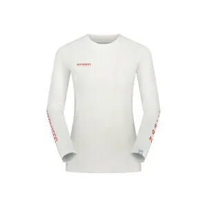 【最大P10倍！4/27 9:59迄】MAMMUT マムート / QDロゴプリントロングスリーブTシャツ AF ［ウィメンズ］ / カラー：00784（white-mammut red PRT3） / QD Logo Print LS T－shirts AF Women 1016-01040_0784