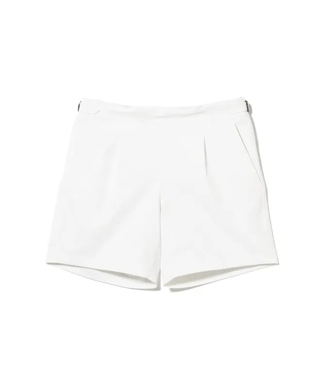 【別注】COLONY CLOTHING コロニー クロージング / ポリエステル ソリッド ショートパンツ パンツ MEN WHITE/00 XL