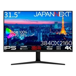 液晶ディスプレイ 31.5型/3840×2160/HDMI、DP、USB-C×1/ブラック/スピーカー無/2年保証