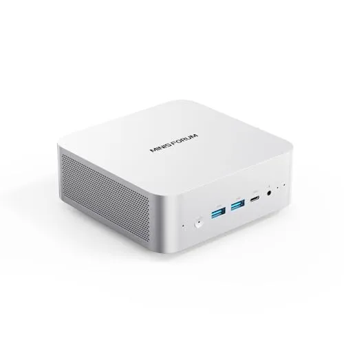 MINISFORUM M1 Pro MINI PC、Intel Core Ultra9 285H、 Intel Arc 140T GPU 、DDR5 SODIMM、PCIE SSD、ベアボーンキット、OCulink ポート付き|外付け GPU 対応、HDM