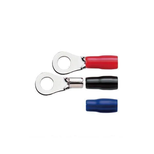 audio-technica オーディオテクニカ TL8-M8R50 ケーブルターミネータ（R型圧着タイプ)（赤/黒 各25個入）（8ゲージまでネジ径8mm）