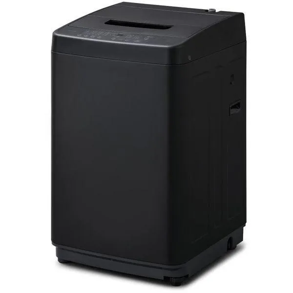 アイリスオーヤマ ブラック IAW-T606-B 全自動洗濯機 (6.0kg)
