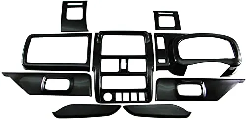 BRIGHTZ スーパー キャリイ DA16T インテリアパネルセット 9PC ピアノブラック 【 WOOD－PAN－006 】 DA16 DA A16 16 キャリトラック キャリィトラック キャリートラック キャリィートラック
