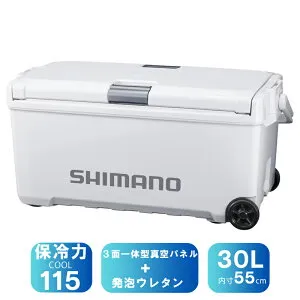 シマノ(SHIMANO) ND-430Z ユニフリーズ TD キャスター 3面一体型真空パネル+発泡ウレタン 30L パールホワイト 163646
