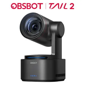 [NDIライセンス同梱なし]OBSBOT Tail 2 PTZR カメラ AI搭載 4K@60FPS 12倍ハイブリッドズーム デュアルネイティブISO 3軸ジンバル 自動構図調整 プロ向け ライブ配信・動画制作 NDI FreeD RTMP RTSP Pelco-D