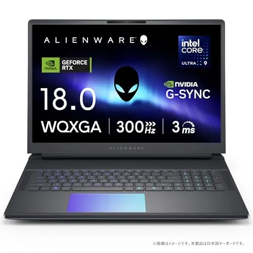 Dell ノートパソコン Alienware 18 Area-51 AA18250 18インチ IntelRCore?Ultra 9 プロセッサー 275HX RTX 5080 メモリ32GB SSD1TB Windows 11 リキッド ティール 翌営業