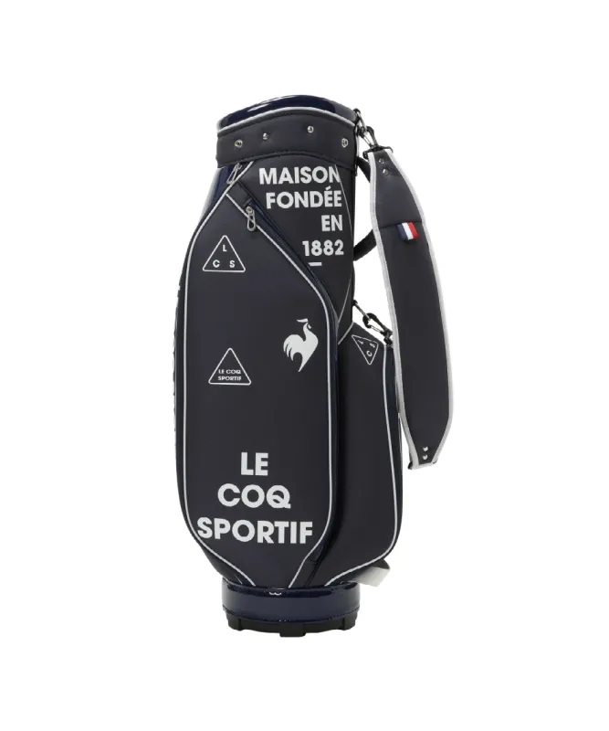 獲得ポイント190pt 20% OFF／SALE 【送料無料】ルコックスポルティフ(le coq sportif) キャディバッグ グラフィックデザイン 軽量キャディバッグ 8.5型 LG6SCB01L 【2026年モデル】 レディース NV00 F
