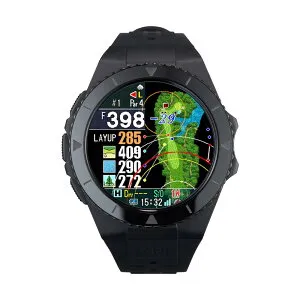 Shot Navi EXCEEDS(ショットナビ) 【ブラック】 タッチパネル大画面カラー液晶 最新GPSチップ「M10」搭載 日本製（国内ISO9001認定工場生産） GPSゴルフナビ ゴルフ距離計 GPSナビ ゴルフウォッチ 競