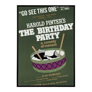 The_Birthday_party 超レトロ 古い 世界 ポスター インテリア クラシック 古典 ヴィンテージ アンティーク デジタルリマスター おしゃれ プリントポスター フォト オシャレ アート モダン 【bn-poste