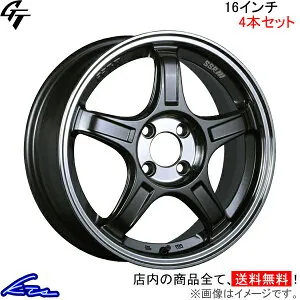 タントカスタムRS LA660S アルミホイール SSR GT X03【16×5.5J 4-100 INSET45 ガンメタ】TANABE タナベ 16インチ 4穴 +45 インセット45 Tanto custom 車用ホイール 1本 4本セット 1台分 一台分 1枚 4枚【店頭受取対