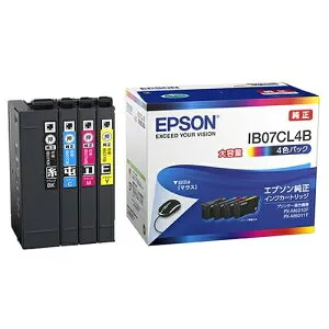 EPSON インクパック 4色パック 大容量 IB07CL4B 4988617378315