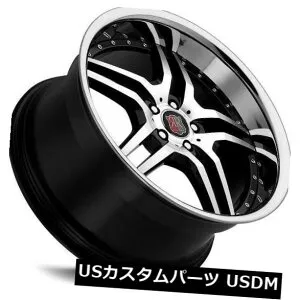 海外輸入ホイール 18x8 / 9 MRR RW2 5x112 +35/40 Back with Chrome Lip Wheels New Set of（4） 18x8/9 MRR RW2 5x112 +35/40 Back w/ Chrome Lip Wheels New Set of (4) 【並行輸入品】