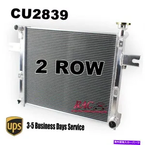 Radiator 05-10の2列アルミニウムラジエータージープグランドチェロキー06-10コマンダー3.7L 4.7L 2 Row Aluminum Radiator For 05-10 Jeep Grand Cherokee 06-10 Commander 3.7L 4.7L【並行輸入品】