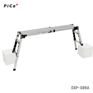 100円クーポン｜25日限定★【代引不可】〈ピカ〉四脚アジャスト式足場台 上部操作タイプ 伸縮式 DXP-S86A【大型・重量物】事前お問い合わせ品