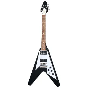 【マラソン期間中 エントリーでさらにP5倍】Epiphone Kirk Hammett 1979 FV Ebony エレキギター フライングV カーク・ハメット(METALLICA) シグネチャー エボニー エピフォン