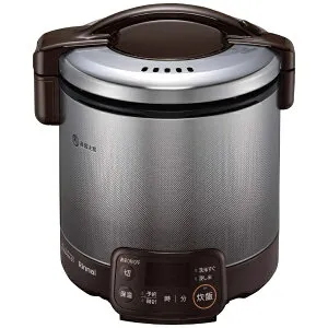 【エントリーで最大全額ポイント還元｜5/6まで】 リンナイ｜Rinnai RR-050VQT-DB_13A ガス炊飯器 ダークブラウン [5合 /都市ガス12・13A][RR050VQTDB]【rb_cooking_cpn】