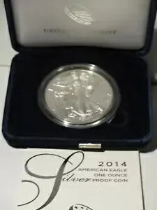 2014-W アメリカン イーグル 1 オンス シルバー プルーフ コイン