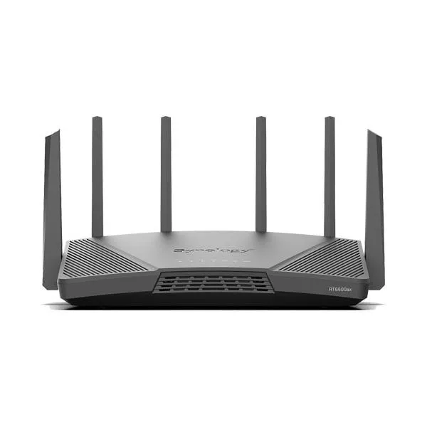 無線LANルーター Synology RT6600ax [トライバンド Wi-Fi 6 ルータ VPN、Dual WAN、2.5GbE＋GbEｘ3、Layer4/7 HWアクセラレーション]