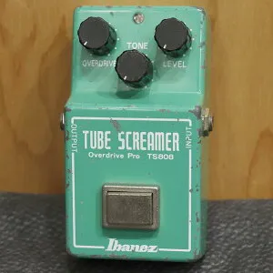 Ibanez VINTAGE TS-808 Tube Screamer Overdrive Pro Large Case '81