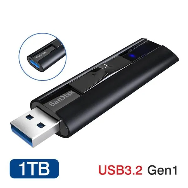 ポイント2倍 USBメモリ 1TB SanDisk サンディスク Extreme Pro USB3.2 Gen1 R:420MB/s W380MB/s アルミ筐体 SDCZ880-1T00-G46 並行輸入品 翌日配達