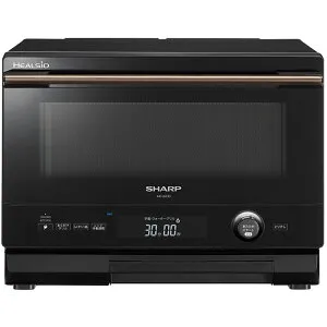 【4/25エントリー当店最大P5倍】SHARP シャープ ヘルシオ HEALSiO ウォーターオーブンレンジ 22L AX-UA30-B COCORO KITCHEN対応 コンパクトモデル 無線LAN機能 ブラック系【北海道・沖縄・離島配送不可】
