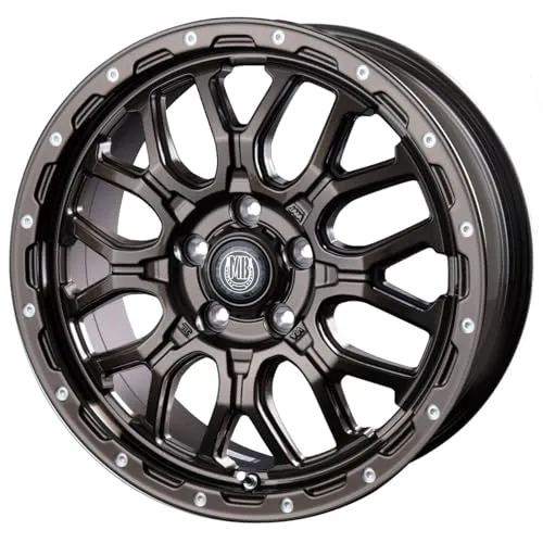 16インチアルミホイール4本セット【法人限定/個人宅配送不可】MUD BAHN XR-800M GBR/PP ピアスポリッシュ 16-6.5 5-114.3+35