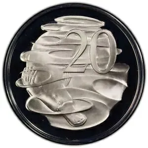 オーストラリア 1977 トゥエンティ セント 20c エリザベス II - PCGS PR70DCAM (47939855)