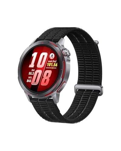HUAWEI WATCH GT Runner 2 スマートウォッチ 薄型軽量 GPS 2つの測位衛星同時受信 3000nits 高輝度 ゴルフナビ 登山ナビ ランニング オフラインマップ 心電図分析 健康管理 iOS&Android ブラック