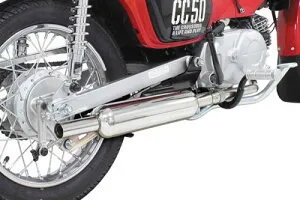 SP武川（タケガワ）P-SHOOTER キャブトンマフラー スーパーカブ50(2BH-AA09)/クロスカブ50(2BH-AA06)/04-02-0339