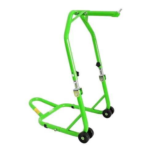 ツールズアイランド(Toolsisland) フロントスタンド メンテナンススタンド バイクスタンド 高さ5段階調整付き アタッチメント7種類 取扱説明書付 (グリーン) 51603-1G