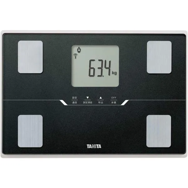 タニタ 体重 体組成計 ブラック BC-768 BK スマホでデータ管理 立てかけ収納OK