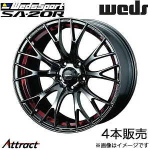 ウェッズスポーツ SA20R ヤリスクロス 10系 18インチ アルミホイール 4本 レッドライトクローム 0072800 WEDS WedsSport SA20R