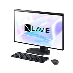 NEC(エヌイーシー) PC-A2795LAB モニター一体型デスクトップPC LAVIE A27(A2795/LAB)[M365 (24か月) or Office 選択可能] ファインブラック ［27型 /Windows11 Home /intel Co