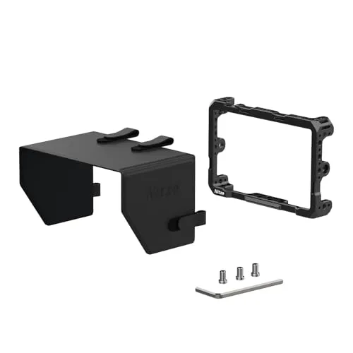 Nitze FeelWorld H5モニター用ケージ NATOレール内蔵 (ケージとサンフード)