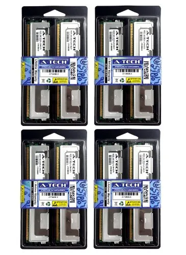 16GB Kit (8x2GB) Fully Buffered Memory Ram for COMPAQ and HEWLETT PACKARD Servers and Workstations. Compaq ProLiant BL20p G4 BL4