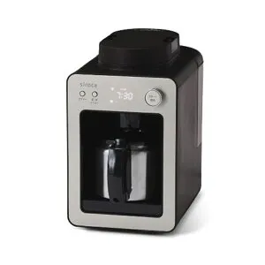 siroca（シロカ） 全自動コーヒーメーカー カフェばこ SC-A372(SN) シャンパンシルバー