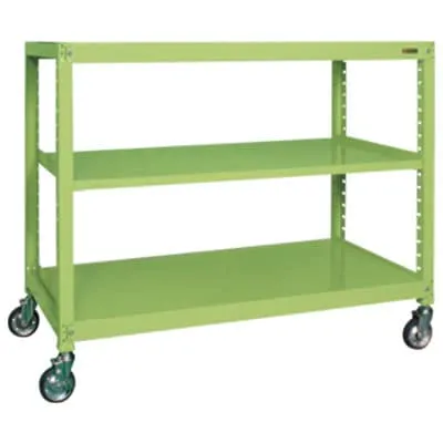 サカエ キャスターラックRK型 幅1500×奥行750×高さ1350mm RKCN-5723