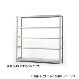 双福鋼器 TS5330-4T 軽中量ラック H1500mm×W900mm×D300mm×天地4段 単体