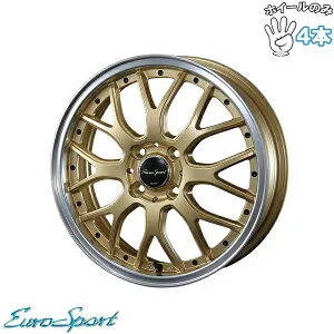 新品 アルミホイール 4本セット 15インチ | ブレスト (BLEST) ユーロスポーツ タイプ815 セミグロスゴールド 5J +45 4穴100