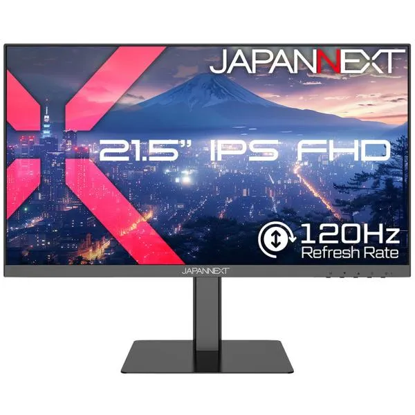 JAPANNEXT 液晶ディスプレイ(21.5型/ IPS(ADS)/ FullHD 1920×1080/ 120Hz/ 14ms/ HDR/ HDMI1.4)JN-215IPS120F-HSP 返品種別A